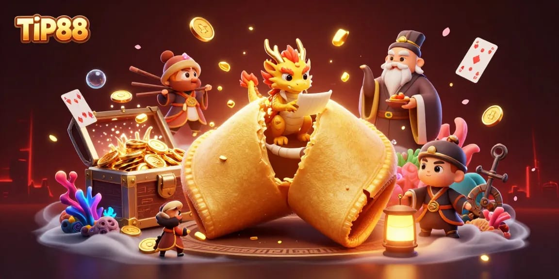 Engage in thrilling gaming adventures with TIP88's rich casino elements and colorful characters.