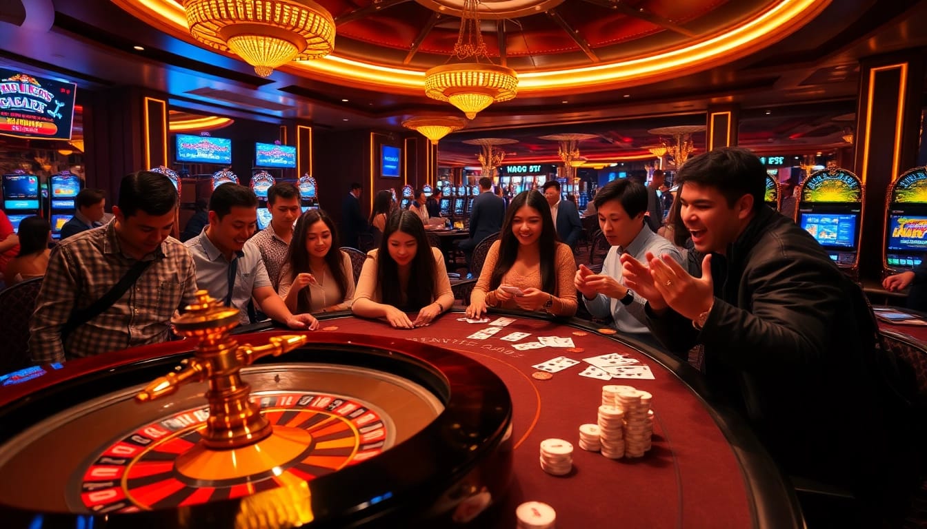 Exciting gameplay at https://xx88.me.uk/ with luxurious casino elements and engaged players.