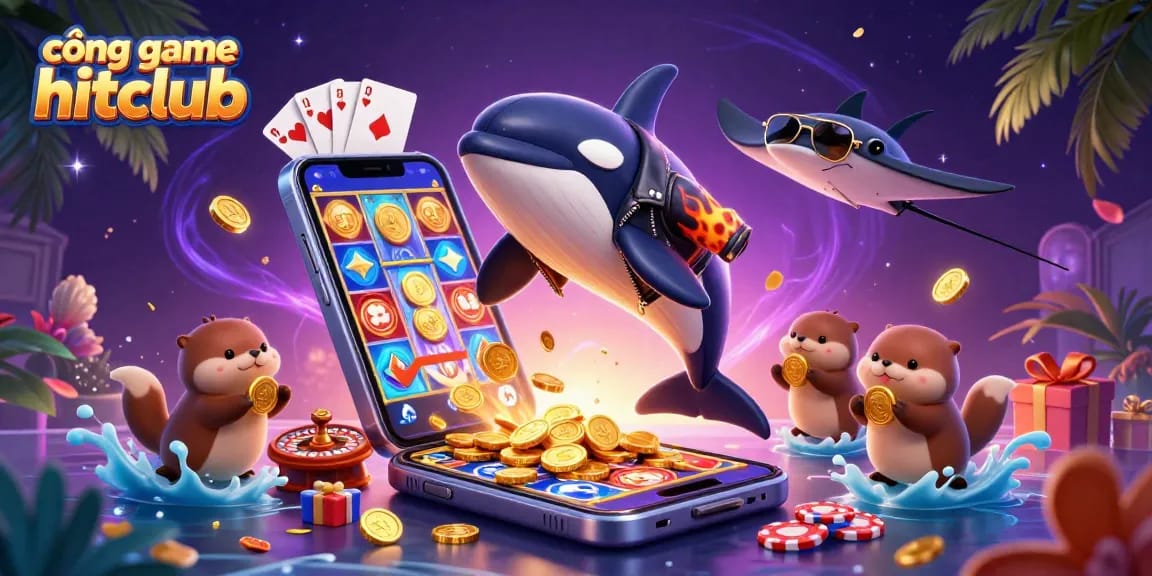 Join the fun at cổng game hitclub with vibrant characters and thrilling gaming elements.