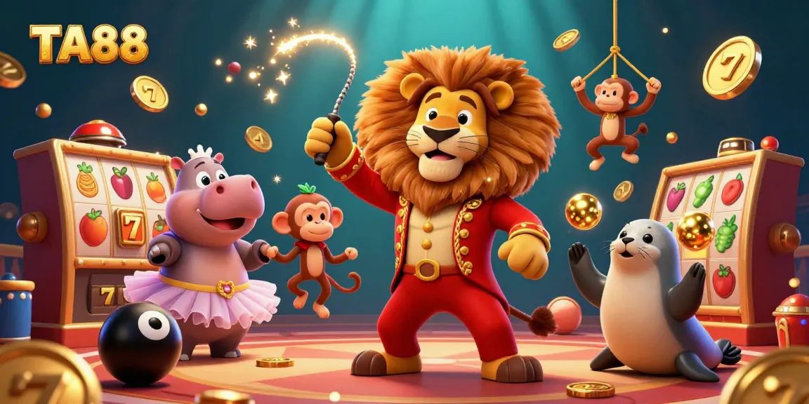 Experience exhilarating jackpot spins at TA88 with vibrant 3D characters and lively slot elements.