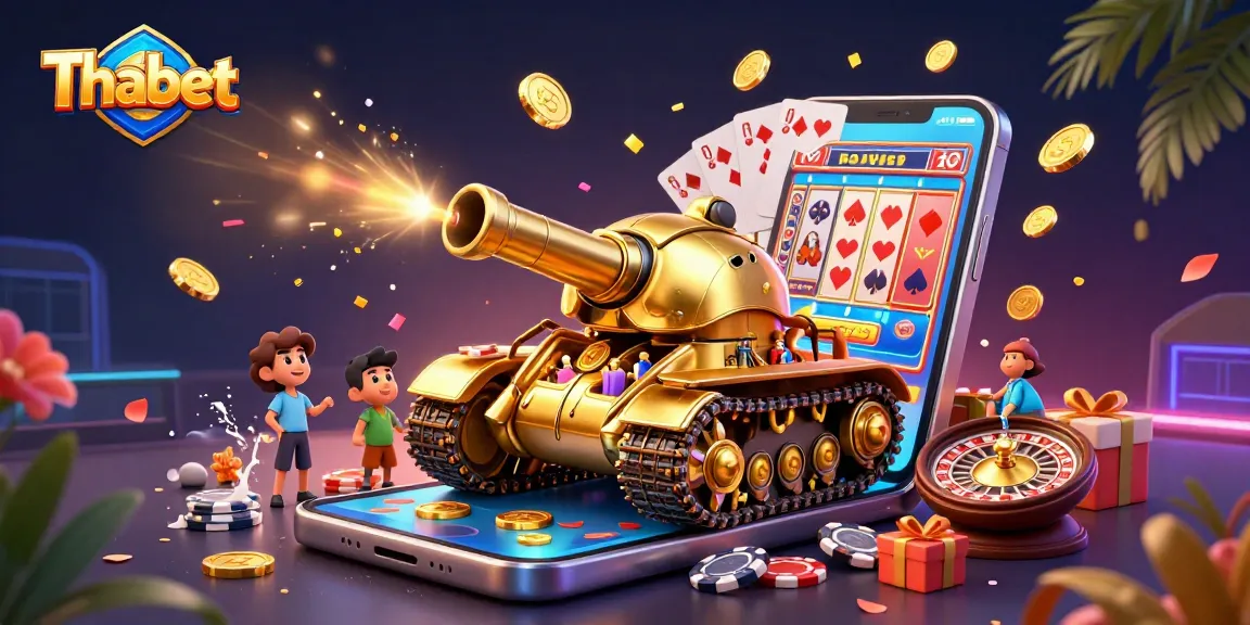 Thabet engages players with colorful slot games and immersive casino experiences.