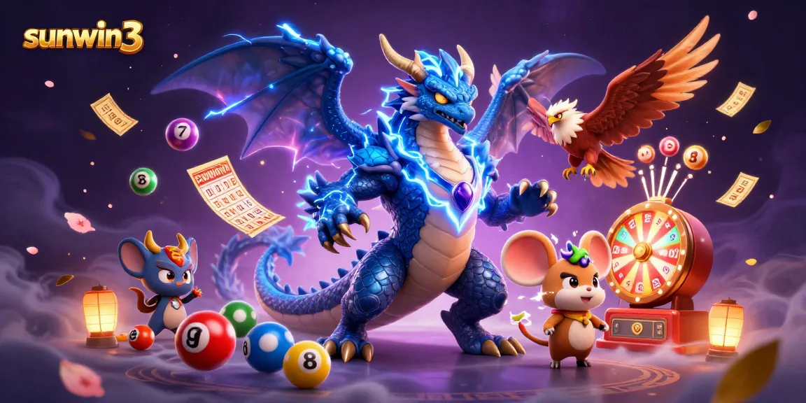 Engage with exciting games at sunwin3 showcasing vibrant 3D characters and casino elements.
